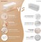 Acrylic Jewelry Box Organizer – Clear Jewelry Storage Case with 20 Portable Anti-Tarnish Pouches – Travel Jewelry Case for Earrings, Rings, Necklaces – Gifts for Women & Girls
